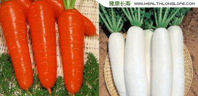 專家解析:胡蘿卜和白蘿卜會相克