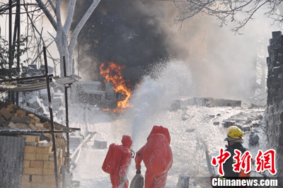 重慶長壽一家化工公司發生燃爆事故(圖)