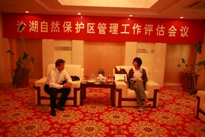 寧夏環(huán)保廳對(duì)沙湖自然保護(hù)區(qū)管理工作進(jìn)行全面評(píng)估