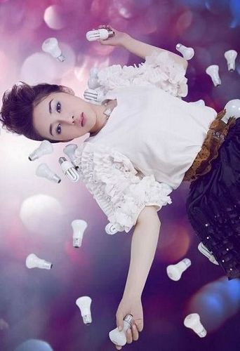 陳美行月下女神寫真祈禱環(huán)保