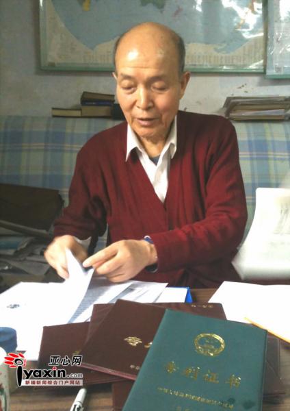烏魯木齊一七旬老翁獲5項環保專利欲捐社會