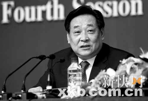 環(huán)保部副部長張力軍。 新快報特派北京記者寧彪/攝
