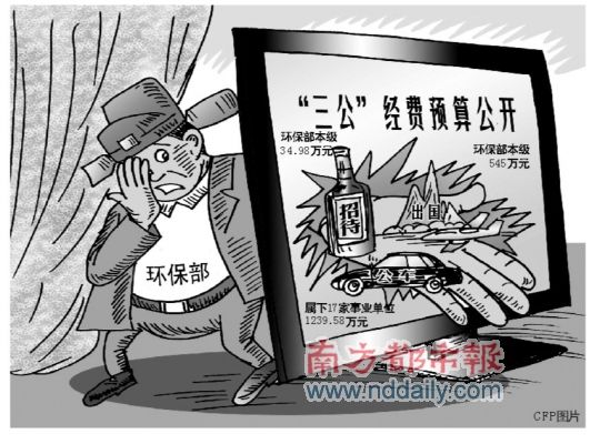 環保部公布“三公”經費
