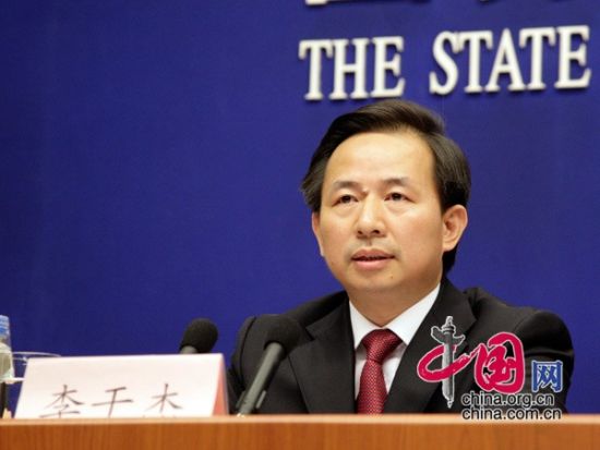 國家環境保護部副部長李干杰 中國網 王銳攝