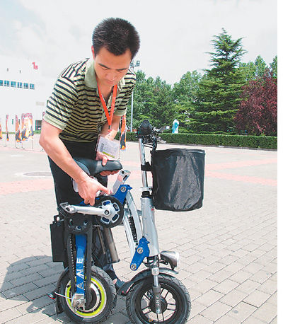 清潔能源車在京展示