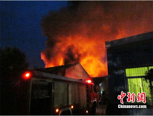 圖為事故現場。 田景超 攝