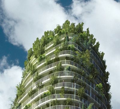 法國建筑師愛德華·弗朗索瓦設(shè)計了這座特殊的建筑。