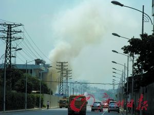 化工廠爆炸五千人緊急疏散