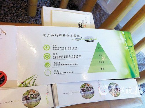 “一衣口田”的宣傳冊，處處強調自己的“有機身份”。