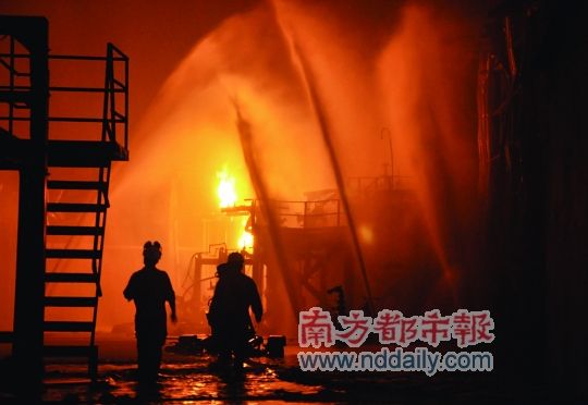 上海化工廠大火未造成空氣影響