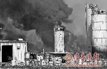 美一化工廠大火引發爆炸