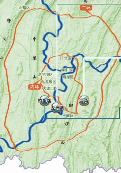 主城“二環(huán)時(shí)代”21大型聚居區(qū)規(guī)劃完成(圖)