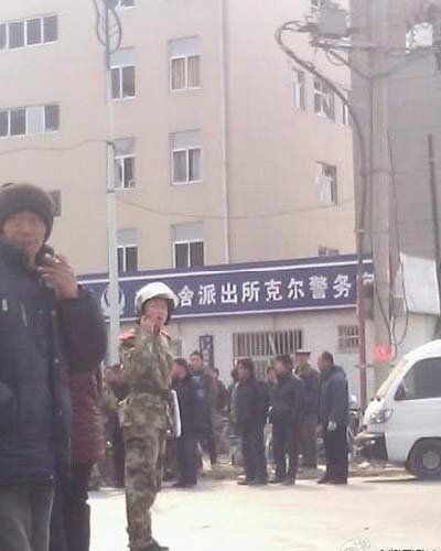 現(xiàn)場情況。