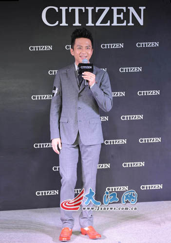 鄧超昨日現身南昌號召大家爭做環保達人
