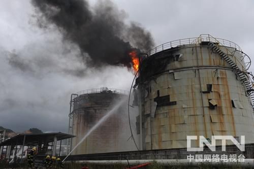 廣東惠州一化工儲罐起火五市消防聯手五小時撲滅