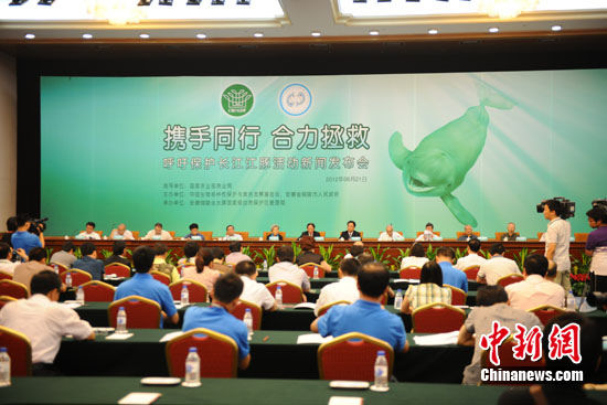 呼吁保護長江江豚
