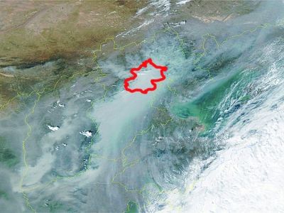 昨日13：05氣象衛星監測圖像。